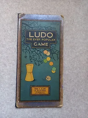 Vintage Chad Valley Ludo Board 1920s ? • £3