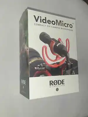 $22 • Buy Rode Microphones VideoMicro Compact Directional On-Camera Microphone