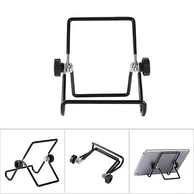 Multi Angle Adjustable Portable Foldable Metal NOn Slip Stand Holder For IPad • £6.24