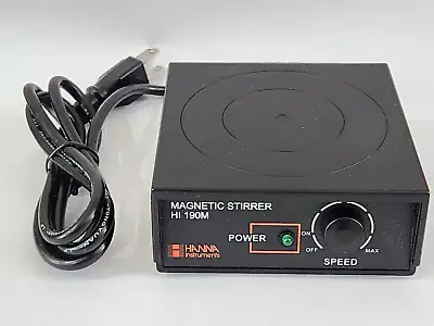 Magnetic Mini-Stirrer - 115V (HI190M-1) - Hanna Instruments Laboratory Mixer • $49.95