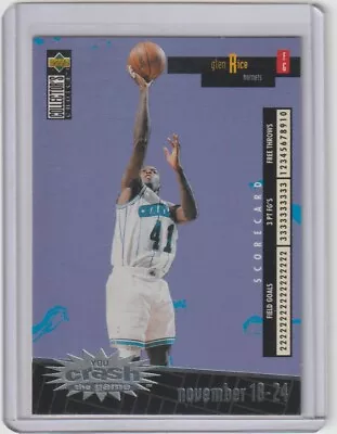 Glen Rice 1996-97 Collector's Choice You Crash The Game #C3 Hornets Heat Lakers • $1.99