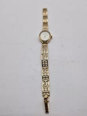 Ladies Accurist 9ct Gold Watch Macintosh Style . Spares Or Repairs  ( Not Scrap • £299.99