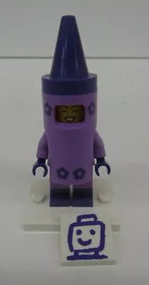 Lego Purple Crayon Minifigure Series Collectible Suit Character Figure • $5.39