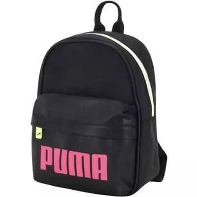 PUMA Girl's Vibe Mini Backpack Purse Black/Pink • $24