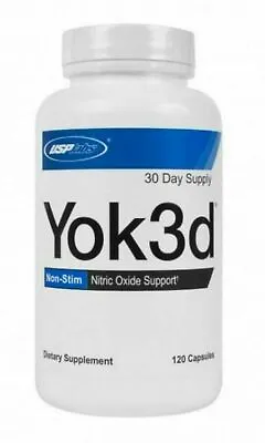 USP Labs YOK3D Nitric Oxide PUMP Support 90 Tablets BUILD MUSCLE STRENGTH GAINS • $23.95