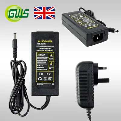 £14 • Buy 12V/24V 1A-10A 24W-120W Power Supply AC To DC Adapter For LED Strip Light/CCTV
