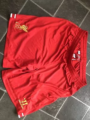 Wear With Shirt  Warrior Liverpool FC Football Home Shorts Size Large Red • £8