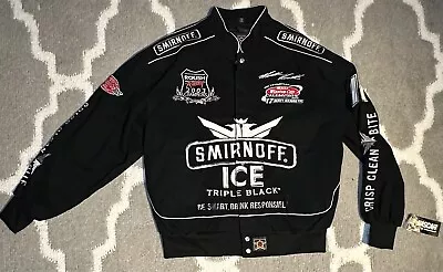 Vintage Jh Design Jacket Nascar Matt Kenseth Smirnoff Ice Rare Size L NWT • $279