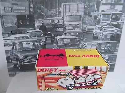 Dinky The Prisoner 106 Mini Moke Reproduction Box Repro  • $6.21