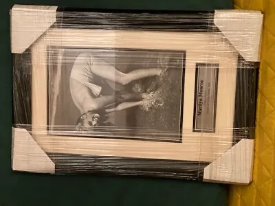 Rare Marilyn Monroe Custom Framed Photo By Andre De Dienes Tobey Beach READ! • $288