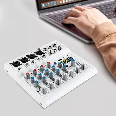 88 Digital Effects Mixer 7 Channel Portable Bluetooth Sound Mixing Console Board • $93.10