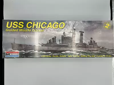 Monogram 2010 USS Chicago Guided Missile Cruiser Model Skill 2 1:500 Scale • $51.75