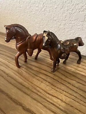 2 Brass/Copper? Horses • $12