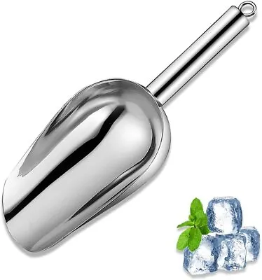 $9.10 • Buy Metal Ice Scoop 6 Oz，Kitchen Ice Scooper For Ice Maker, Small Food Scoops For Ba