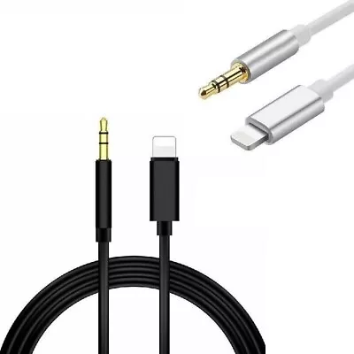 3.5mm Jack AUX Adapter Cable Cord To Car Audio For IPhone 7 8 X XS 11 12 13 PRO • £1.99