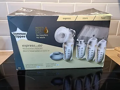Tommee Tippee Express And Go Electric Breast Pump + Starter Pack • £40