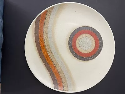 1970's Mikasa Indian Feast Rising Sun 12 1/4  Chop Plate Wall Art Platter • $36.50