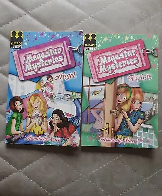 Annabelle Starr Books: Megastar Mysteries Angel And Fusion • £1.20