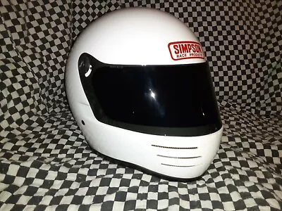 Vintage Simpson Race M62 7 1/8 Snell 85 Vgc Racing Helmet Nommex Linner  • $225