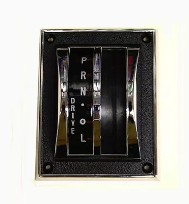 NEW 1965 - 1966 Ford Mustang Shift Cover Auto Transmission Chrome Bezel • $39.95