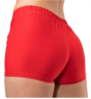 Hot Pants Red Ladies Shorts Adults Red Nose Day Fancy Dress Accessory • £6.99