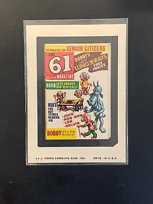 1974 Topps Wacky Packages 61 Magazine 11th Series 11 NM- • $2.99