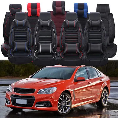 PU Set 2/5 Seats Cover Luxury Leather Front & Rear For Holden VE & VF Commodore • $104.11