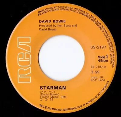 David Bowie - Starman (1972) (Japanese Import) 7  Single • £29.99