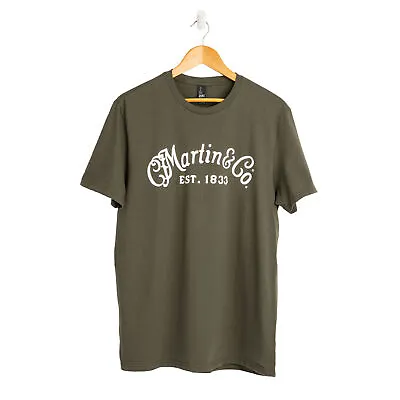 Official Martin Classic Solid Logo Tee #18CM0197 @ LA Guitar Sales • $24.99