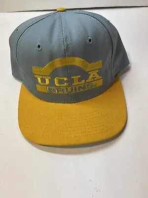 Vintage Two Tone Pro UCLA Bruins Script Snapback Hat NCAA • $14.99