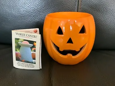 Yankee Candle Halloween Pumpkin Melt Warmer/Tart Burner. Rare Retired NEW • £19.99