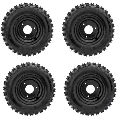 4pcs 6'' 4.10-6 Rear Tire Wheel Rim For 4 Wheeler Go Carts Golf Kart E-bike Quad • $169.13