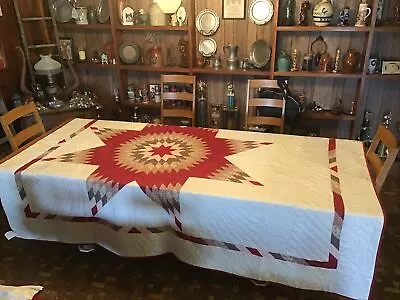 $360 • Buy Vintage Amish Lone Star Quilt....