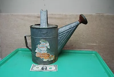 Vintage Dover #706 Galvanized Zinc Watering Can ~Nice Gardening Plants Etc • $40