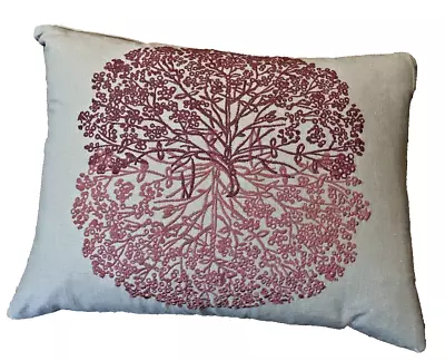 Multicolor Throw Pillow Tree Of Life Inez Knopp 16 X13  Boho Granny Cottage • £29.18