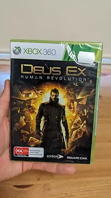 Deus Ex Human Revolution Microsoft Xbox 360 NEW And SEALED M • $22