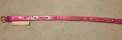 NEW!! MATTHEW WILLIAMSON For H+M Women's BELT PINK & GOLD Waist 34-36 W/ TAGS • $21.95