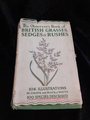 £1.95 • Buy The Observers Book Of British Grasses, Sedges & Rushes 1942