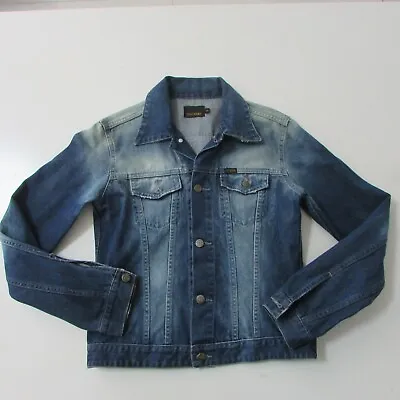 Lee Denim Jacket Womens Size 12 Blue Button • $39.95