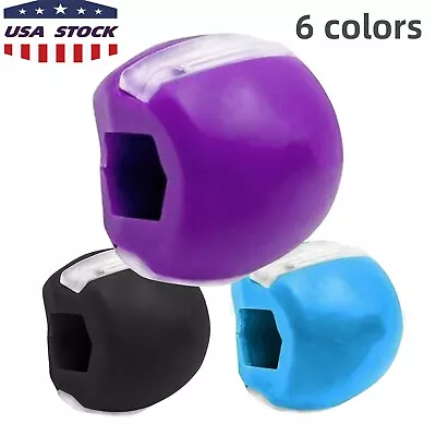 5PCS Jawline Mouth Exerciser Jaw Exerciser Fitness Ball Neck USA STOCK • $10.59