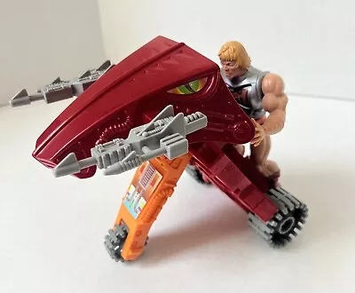 Vintage 1985 Laser Bolt Vehicle MOTU He-Man Masters Of The Universe! With Figure • $45