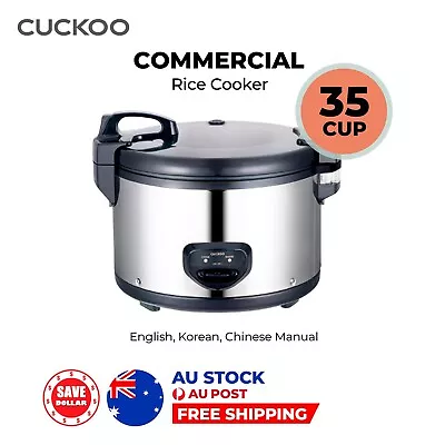 CUCKOO Commercial Korean Rice Cooker 35-Cup (CR-3511) Authentic Korean Cuisine • $479