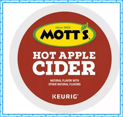 96 K-CUPS Or More!  MOTT'S HOT APPLE CIDER KEURIG K-CUP PODS  • $131.99