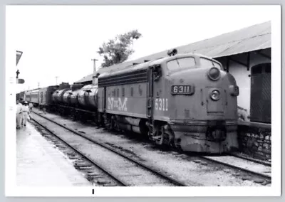 Railroad Photo - Mexico National Railways #6311 Locomotive 1960s Freight Train • $6