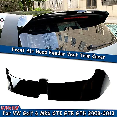 Fit For VW Golf 6 MK6 GTI R 2008-2013 Glossy Black Rear Trunk Spoiler Wing Lip • $106.03