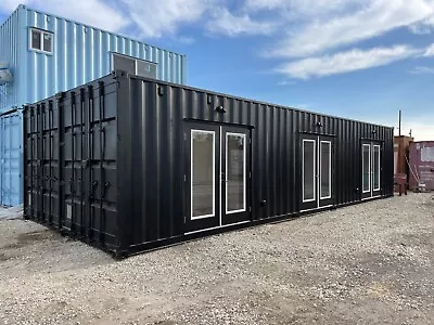 Double-wide Container Home - The Elm Model (Two 40 Ft Containers Side-by-side) • $118811