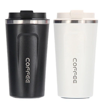 $4.77 • Buy Insulated Coffee Mug Cup Travel Thermal Stainless Steel Flask Vacuum Leak Proof
