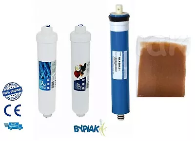 £16.92 • Buy Complete Replacement Filters + Membrane For Compact 4 Stage RO DI Unit Push Fit