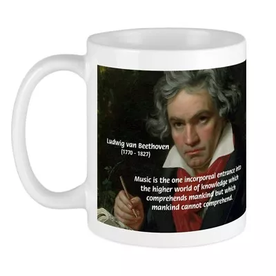 CafePress Classical Music: Beethoven Mug 11 Oz Ceramic Mug (33214401) • $14.99