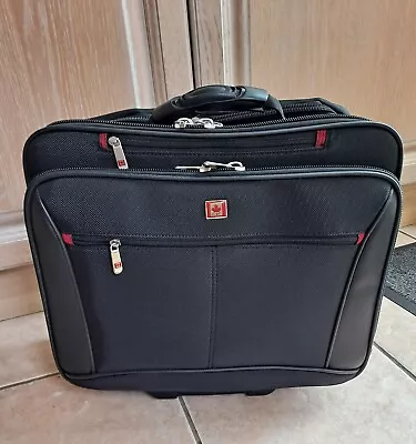 Swissgear Sigma Business Document & Overnight Trolley Roller Bag Take 17  Laptop • £25